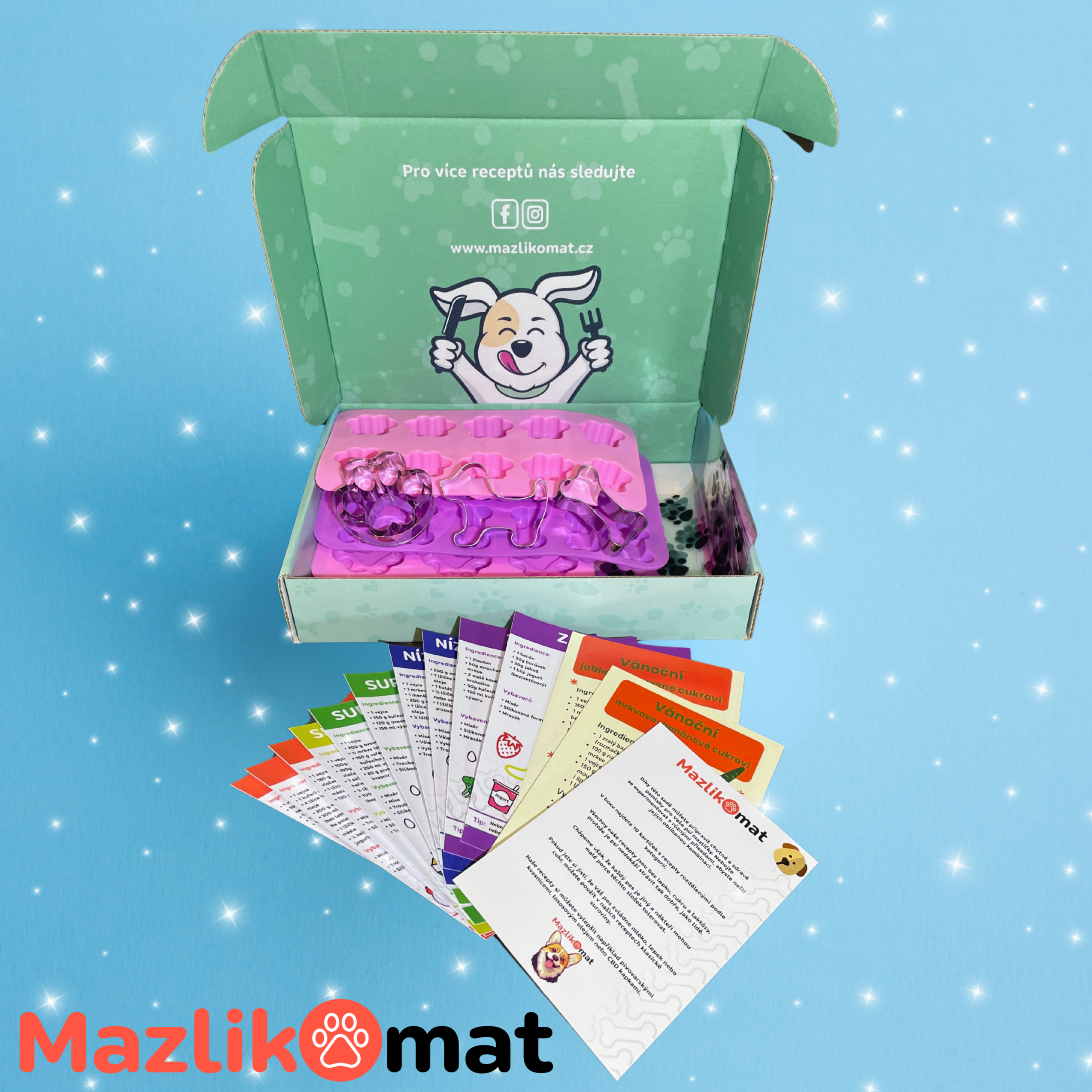 Sada pro výrobu domácích pamlsků- Vánoční edice - Obrázek 3